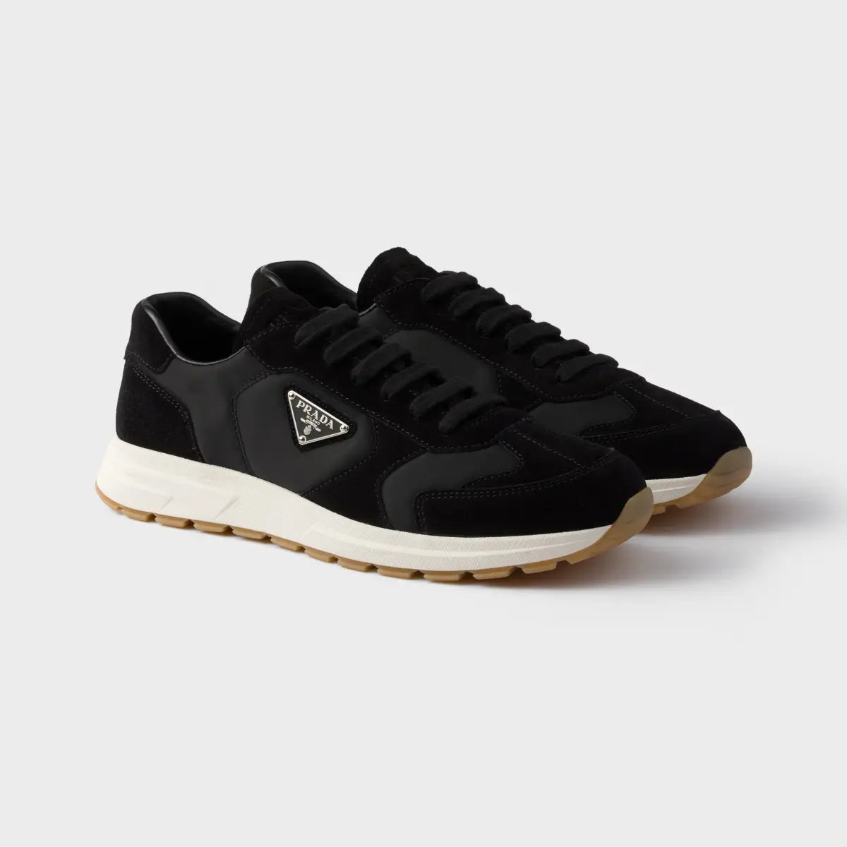 Prada Prax suede and Re-Nylon sneakers