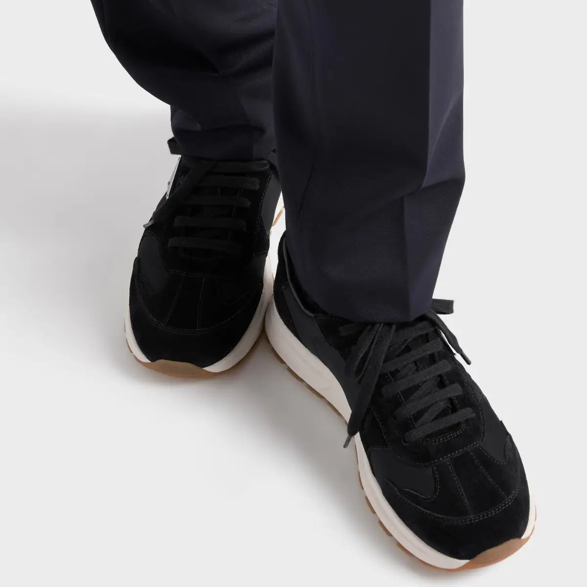 Prada Prax suede and Re-Nylon sneakers
