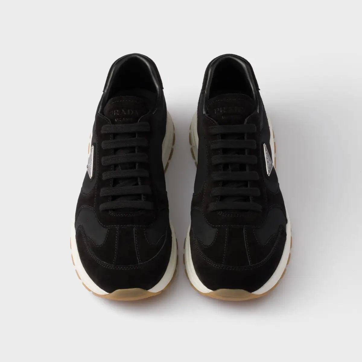 Prada Prax suede and Re-Nylon sneakers