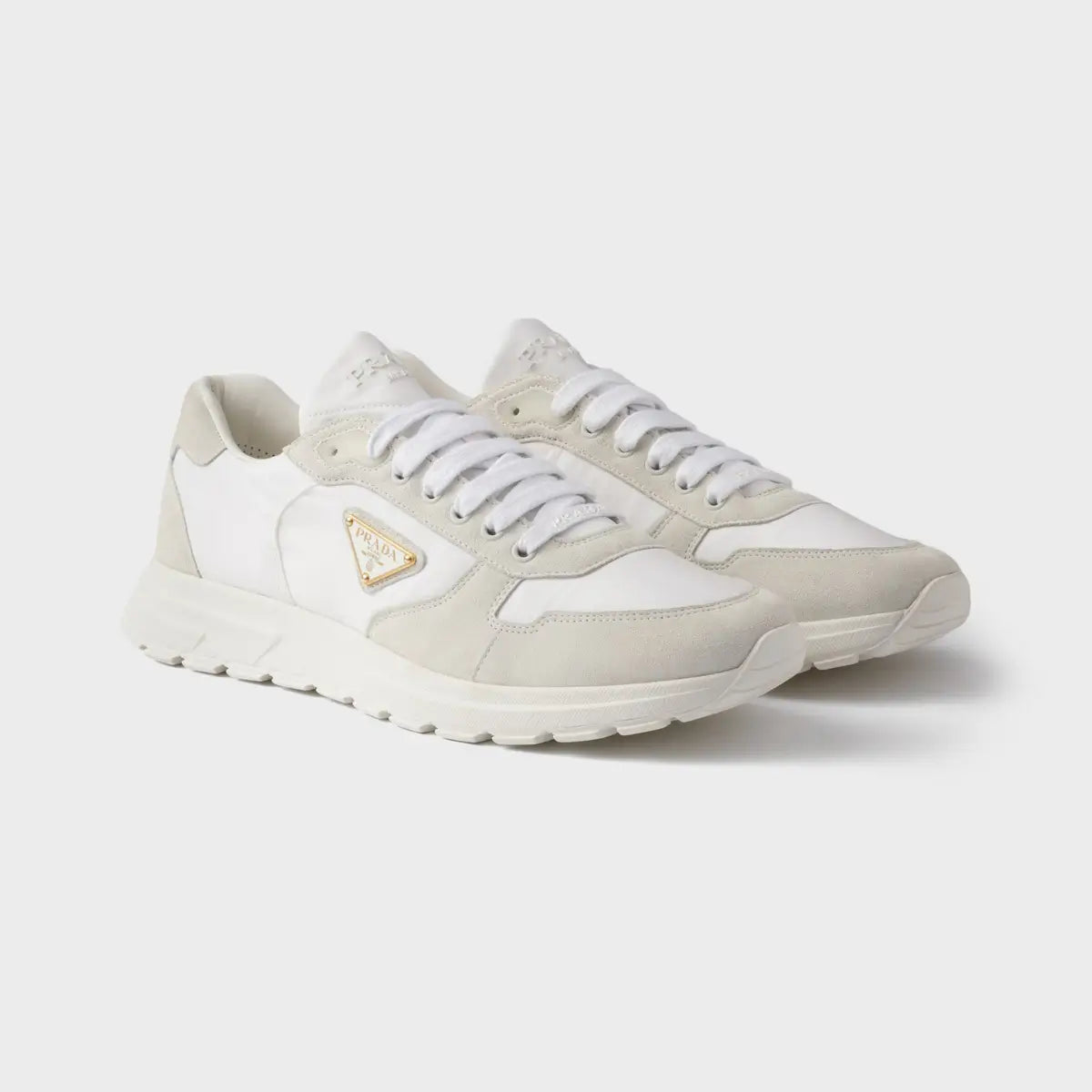 Prada Prax 2.0 Re-Nylon and suede sneakers