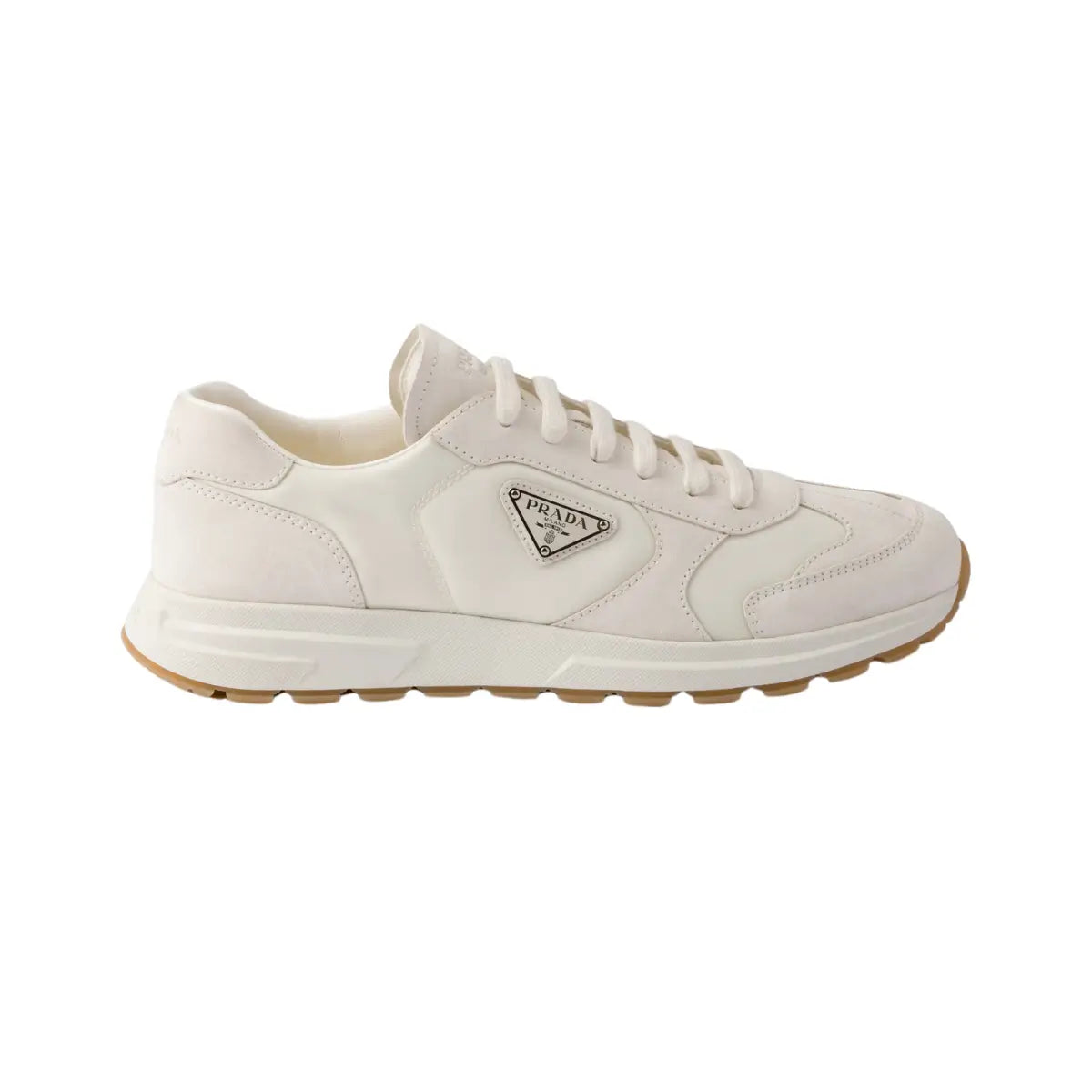 Prada Prax suede and Re-Nylon sneakers