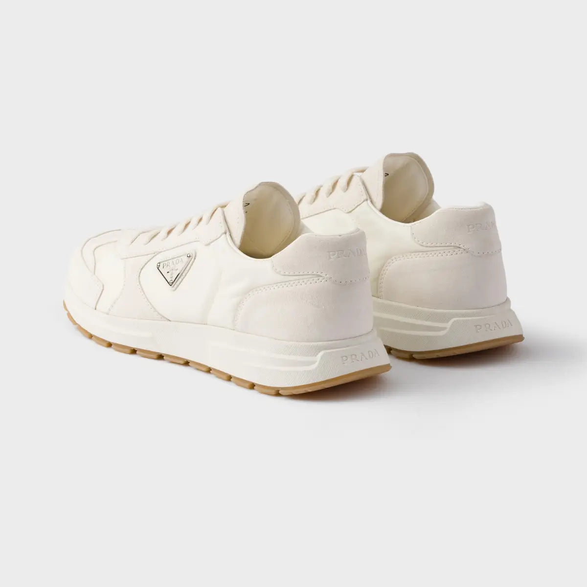 Prada Prax suede and Re-Nylon sneakers