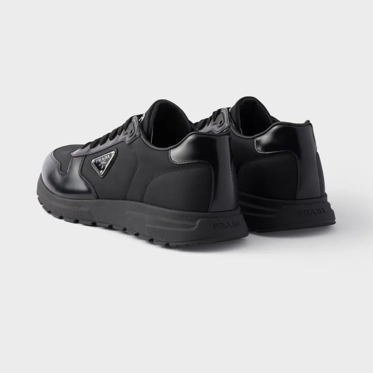 Prada Prax 01 Re-Nylon and brushed leather sneakers