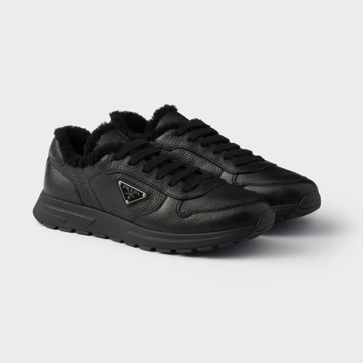 Prada Prax leather sneakers