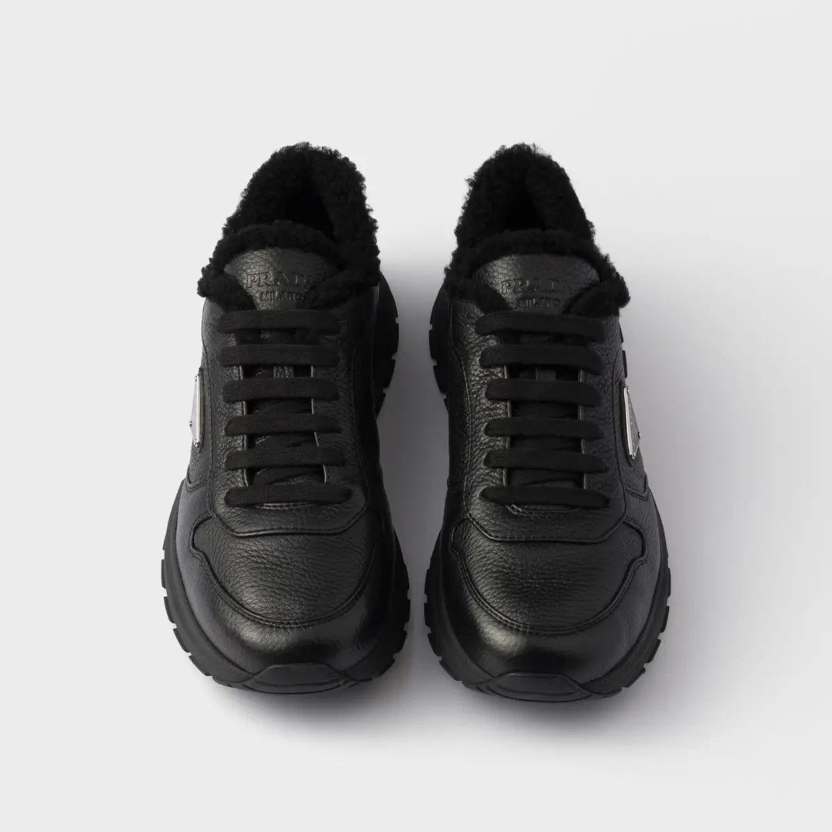 Prada Prax leather sneakers