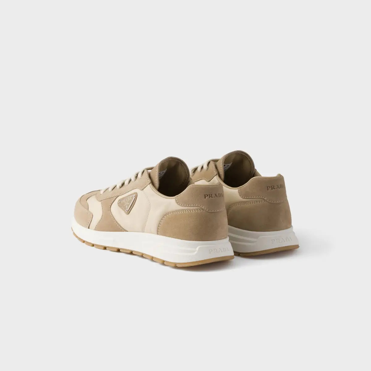 Prada Prax suede and Re-Nylon sneakers