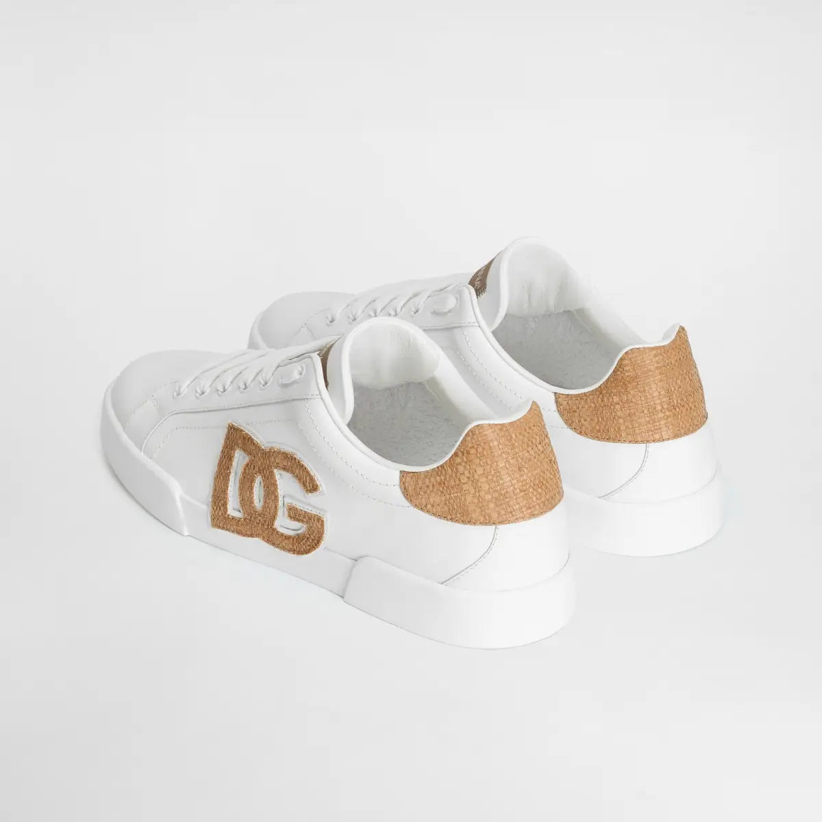 Dolce & Gabbana Portofino light strobel sneakers in nappa calfskin