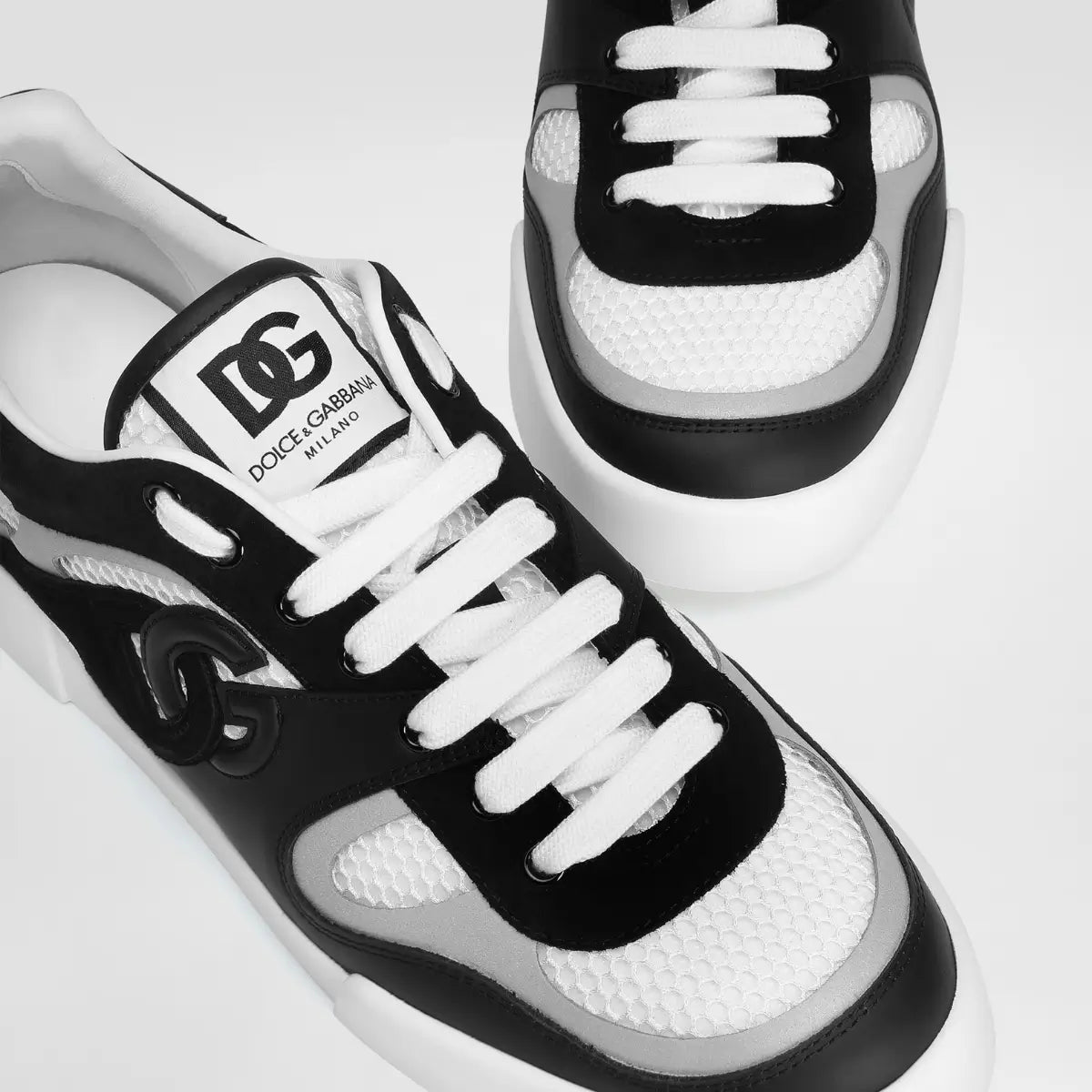Dolce & Gabbana Portofino light calfskin sneakers